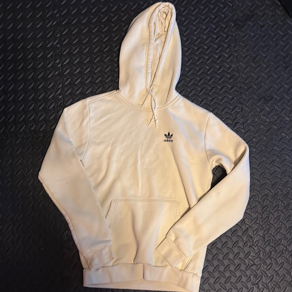 adidas pale yellow Hoodie Sweater
